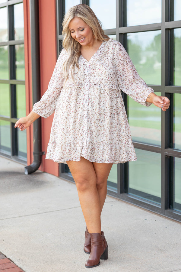 Limelight Lover Dress, Off White
