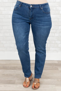 These Are My People Jeggings, Dark Wash – Chic Soul