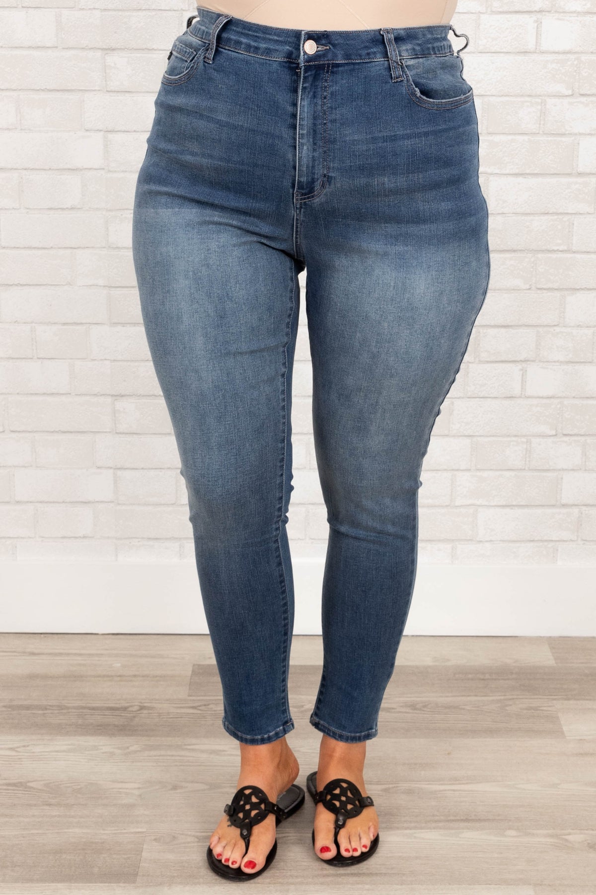 Midnight Rain Jeans, Medium Wash – Chic Soul