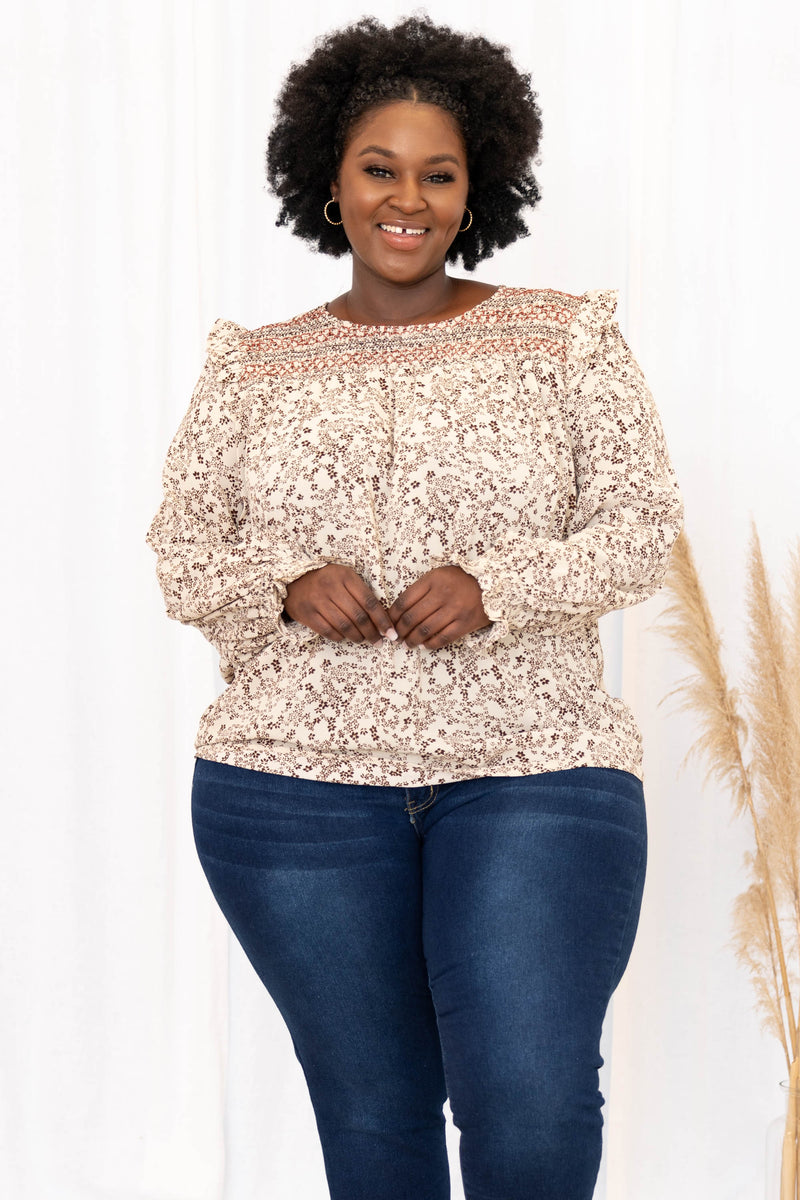 One Last Request Top, Taupe – Chic Soul