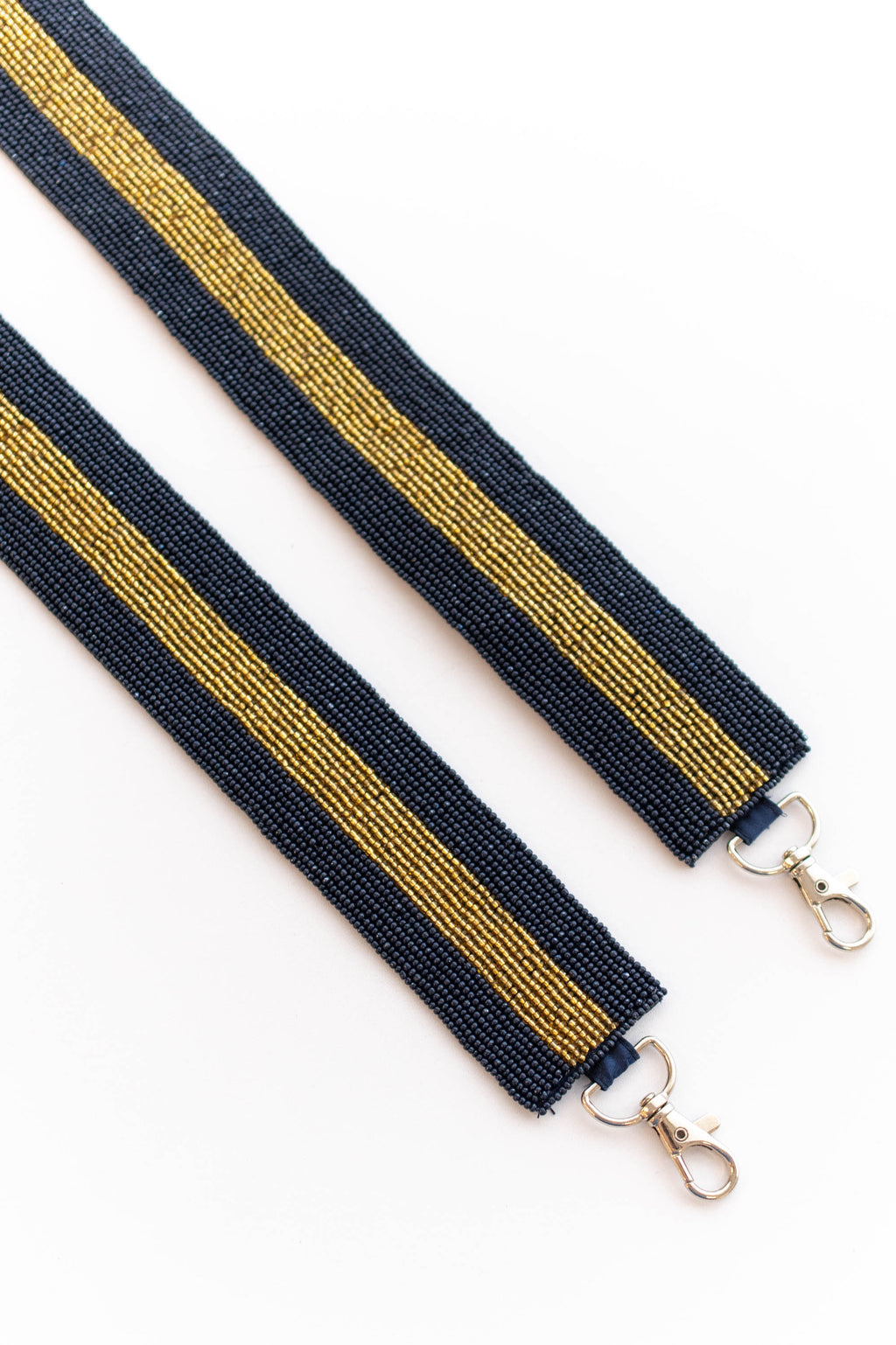 Beaded Black and Gold Purse Strap — Serenity Home & Gifts
