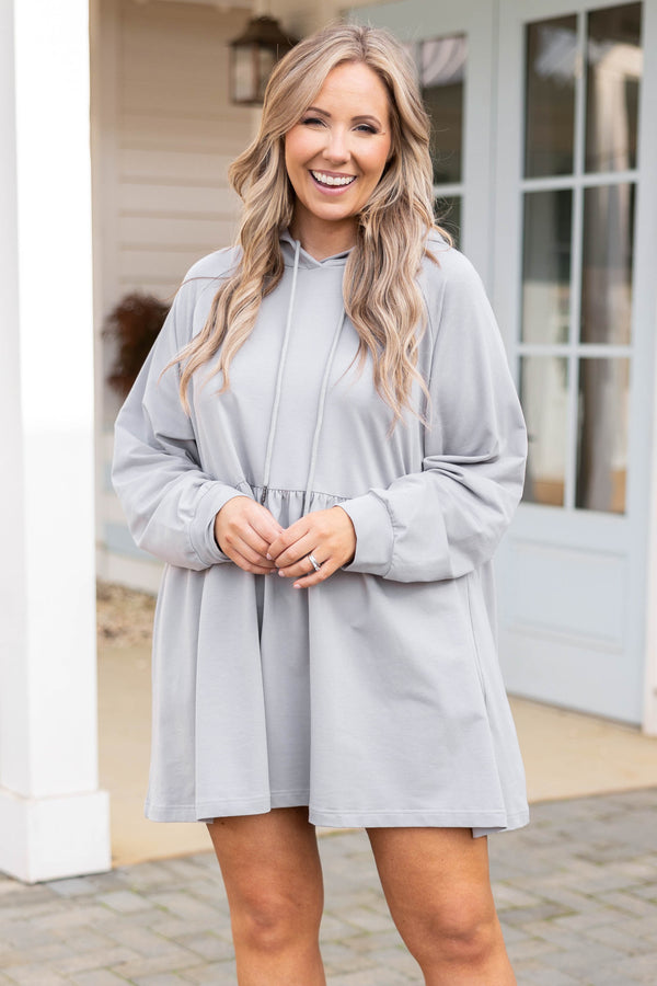 Only Passion Dress, Grey Chic Soul Only Passion Dress, Grey Chic Soul