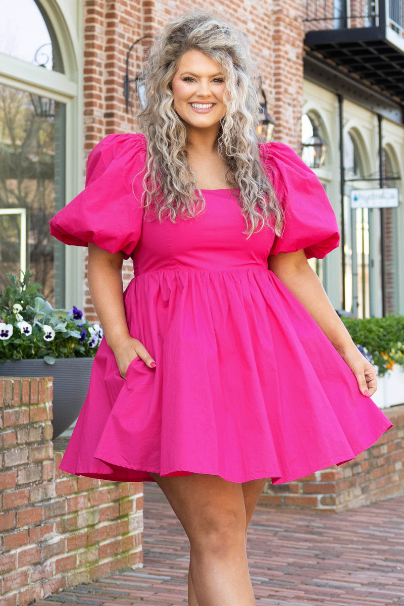 Our Love Is Beautiful Dress, Fuschia Chic Soul Our Love Is Beautiful Dress, Fuschia Chic Soul