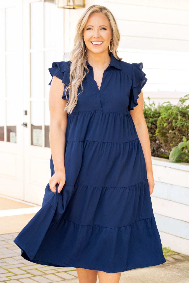 Play Time Dress, Navy – Chic Soul