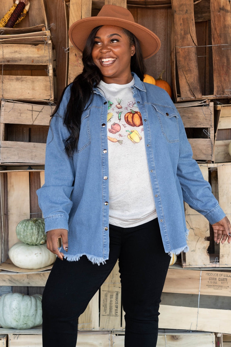 Plus Size Jean Jacket - Shop Cheapest Items At Our Store