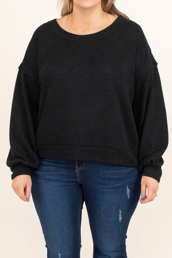 South For The Winter Sweater, Black