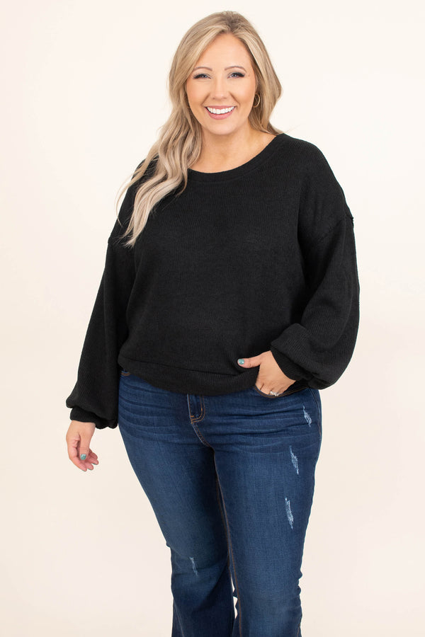 South For The Winter Sweater, Black