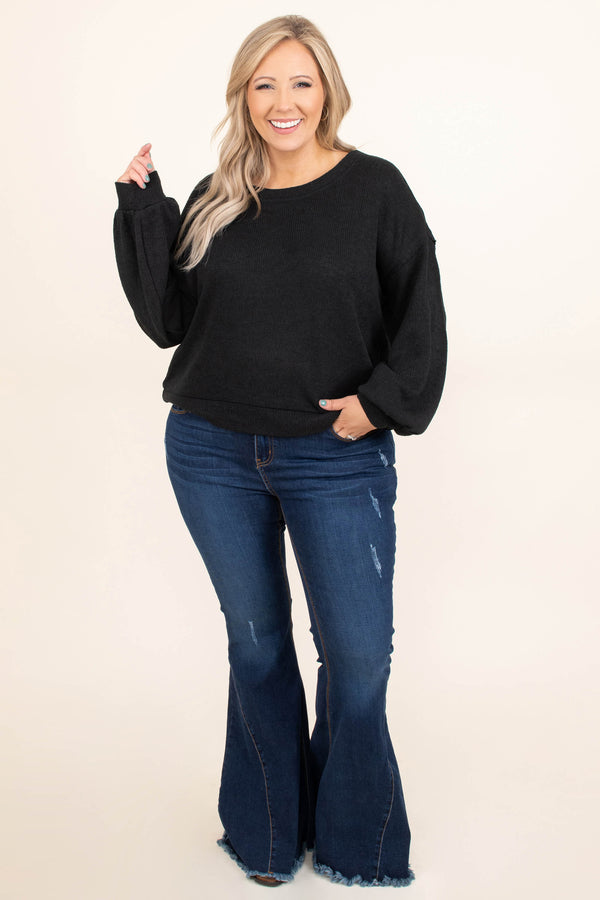 South For The Winter Sweater, Black