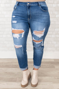 Close The Distance Jeans, Medium Wash – Chic Soul