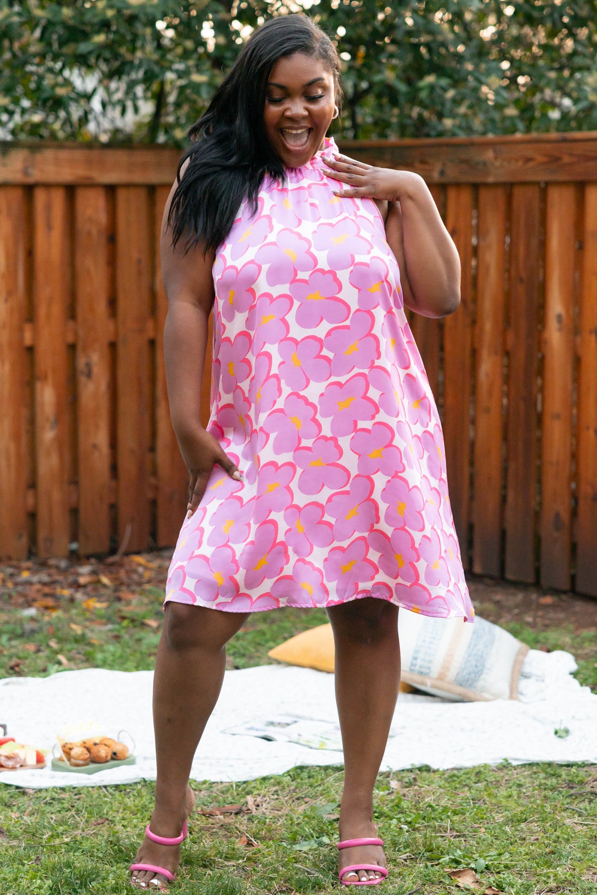 Style Me Daisy Dress, Candy Magenta – Chic Soul