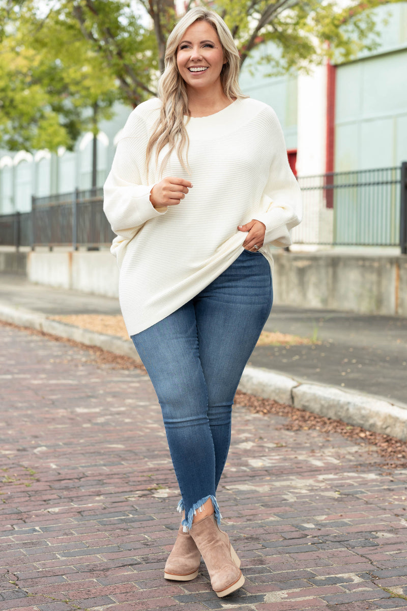Sweet Advice Sweater, Off-White – Chic