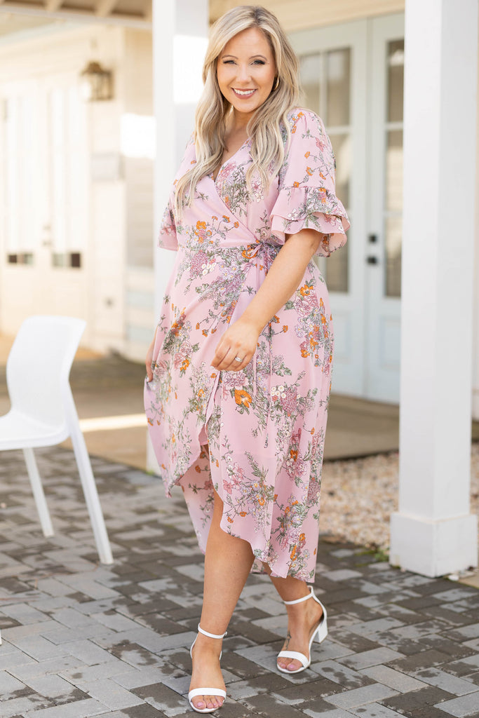 Sweet Georgia Peach Dress, Peach – Chic Soul