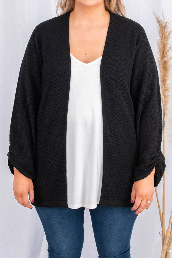 The Caring Cardigan, Black