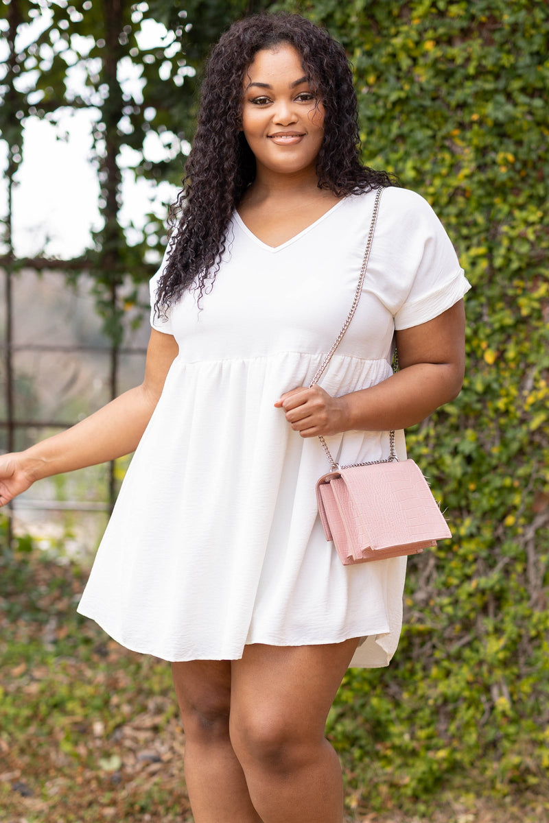 Women's Unexpected Chance Dress, White Women's Unexpected Chance Dress, White