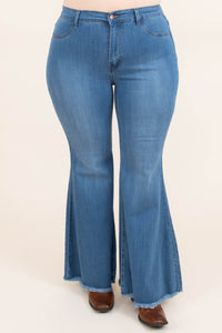 Plus size boutique hot sale flare jeans