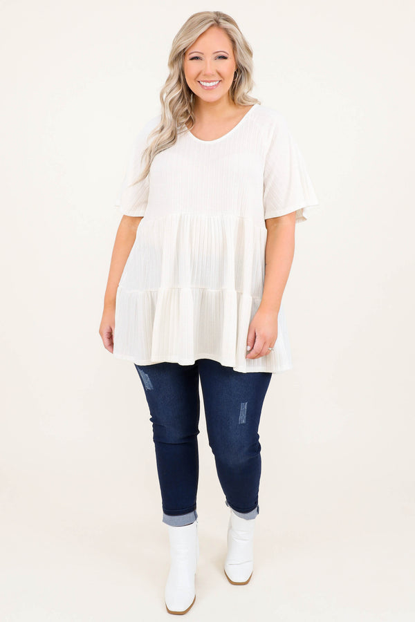 Chic Soul plus size clothing, dark wash ankle length skinny jeggings with distressed patches