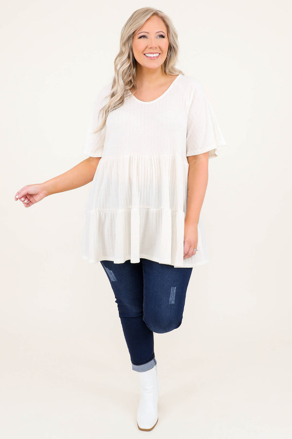 Chic Soul plus size clothing, dark wash ankle length skinny jeggings with distressed patches