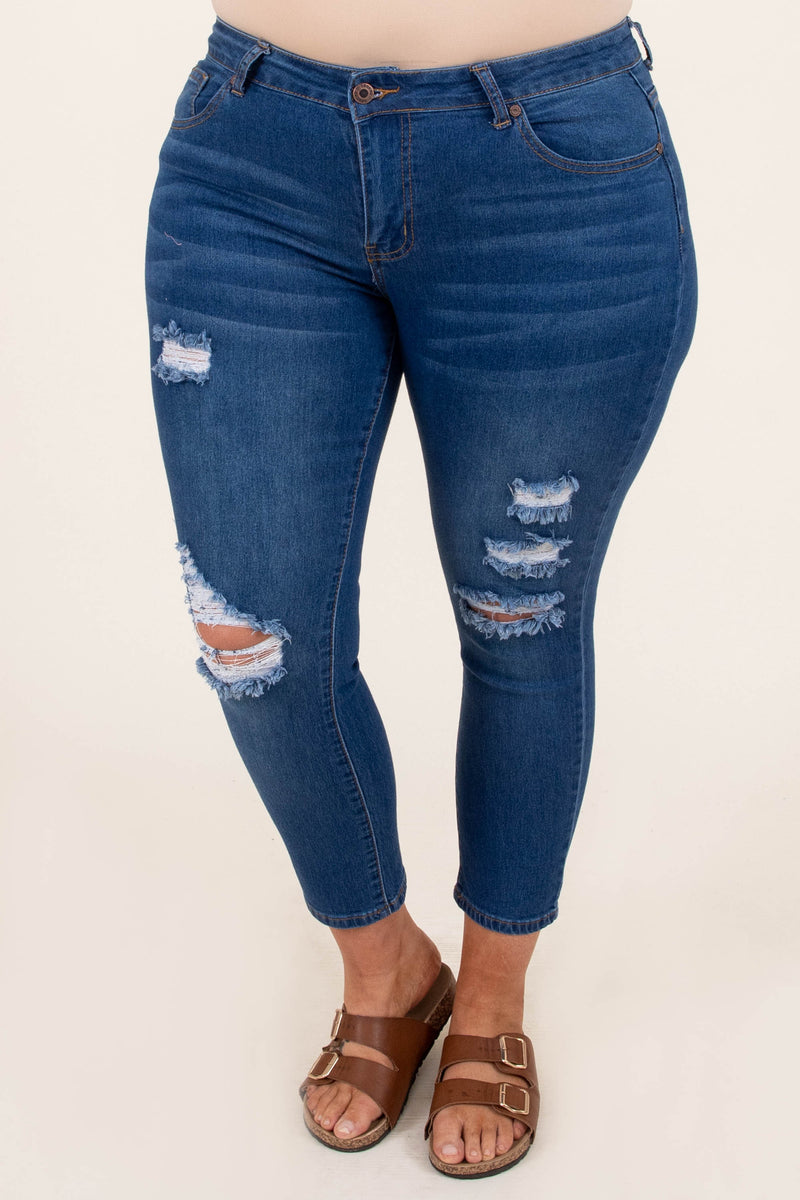 What's The Rush Jeggings, Medium Wash – Chic Soul
