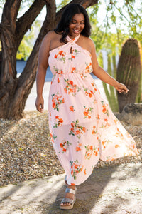 Sweet Georgia Peach Dress, Peach – Chic Soul