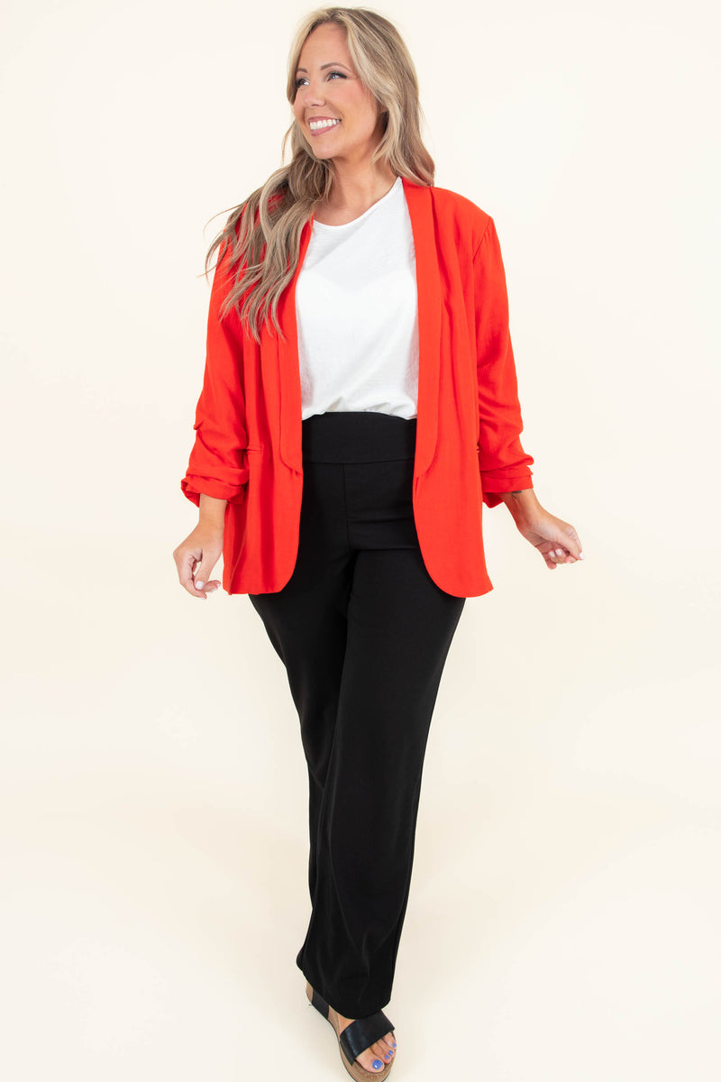 Red blazer sale womens plus size